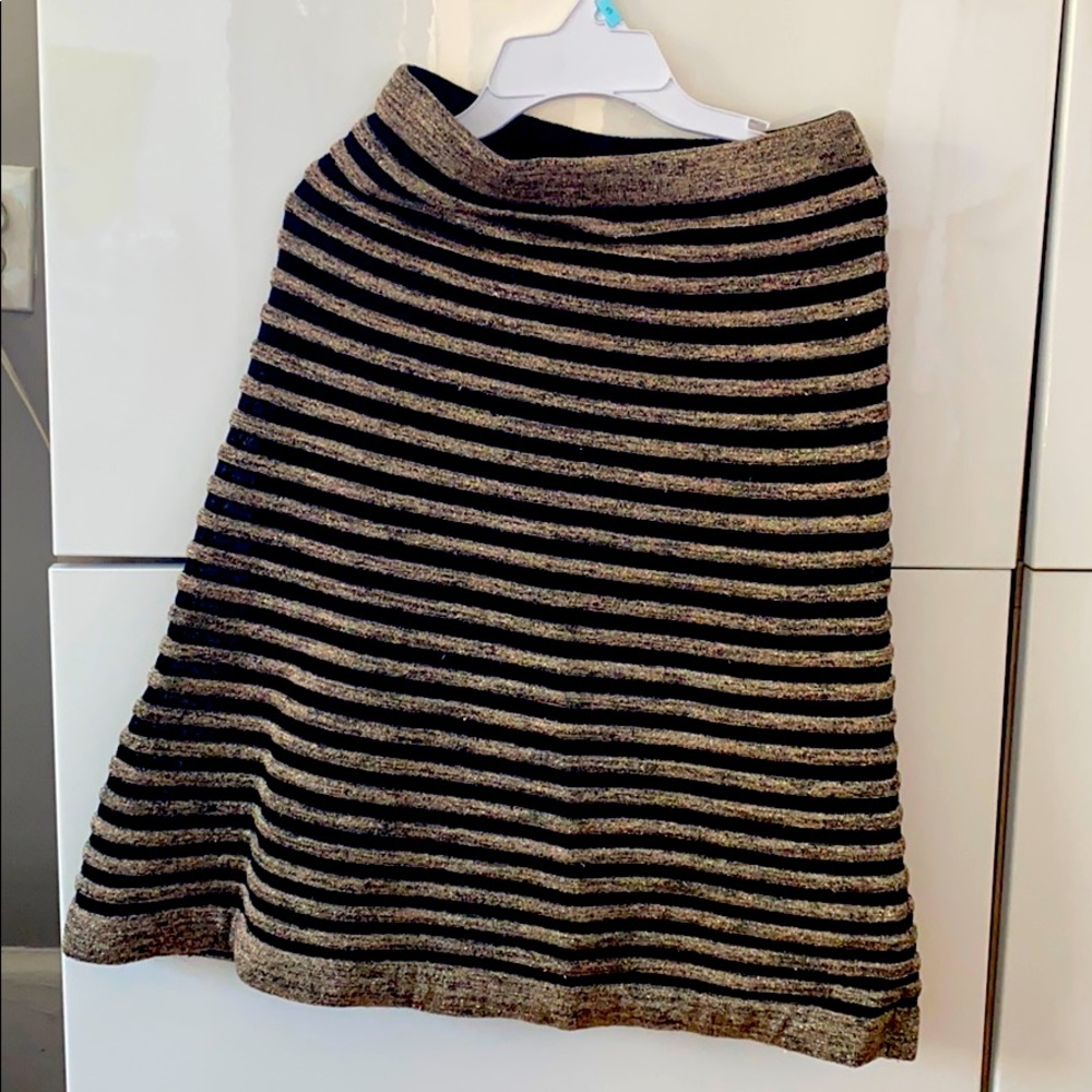 NWT Missoni Skirt — black gold metallic